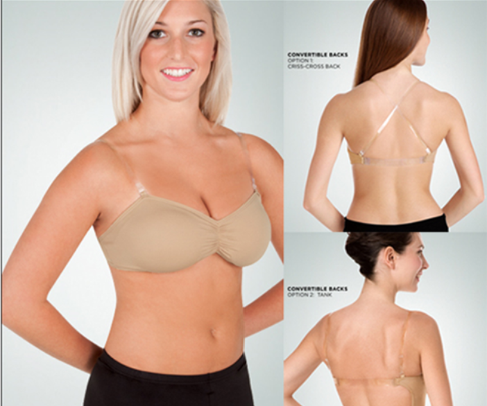 292 UnderWraps Cinched Padded Bandeau Bra