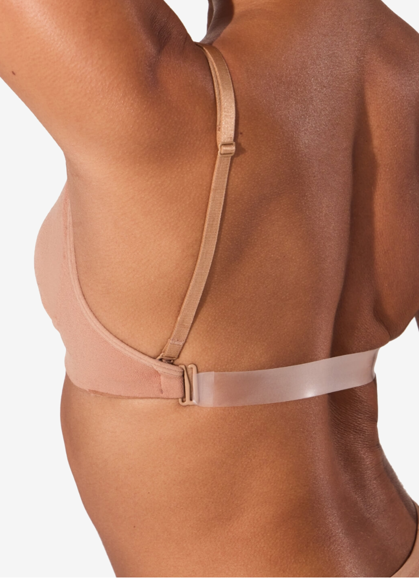 3683 Seamless Clear Back Bra