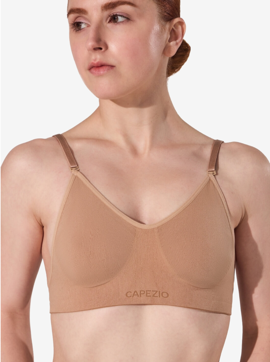 3683 Seamless Clear Back Bra