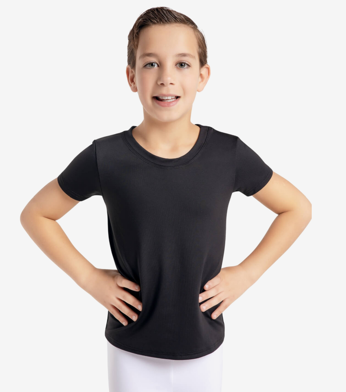 SE10161B Crew Neck Tee Large Black