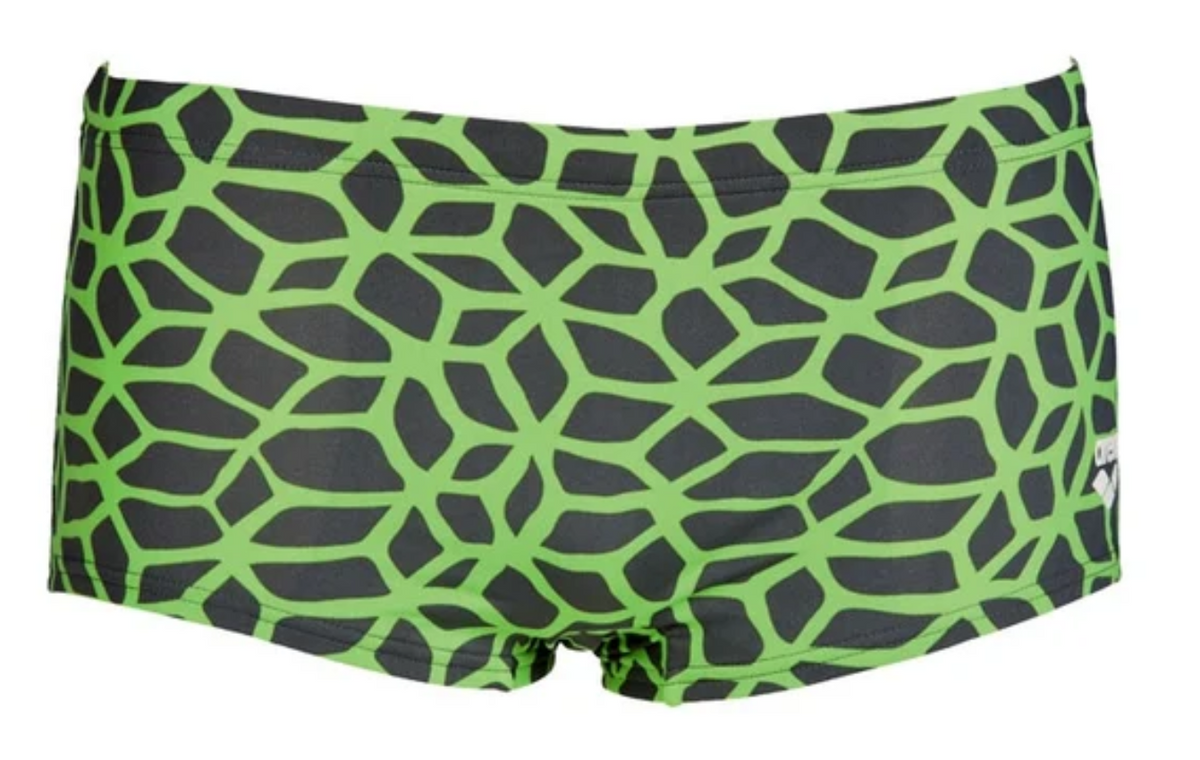 Arena Carbonics Low Waist Short 34 Shadow Grey/ Green leaf