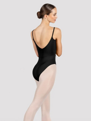 Bloch L4207 "Ruby" Double Scoop Seamed Camisole Small Leotard