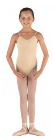 CL3167 Kids Body Stocking Nude Leotard