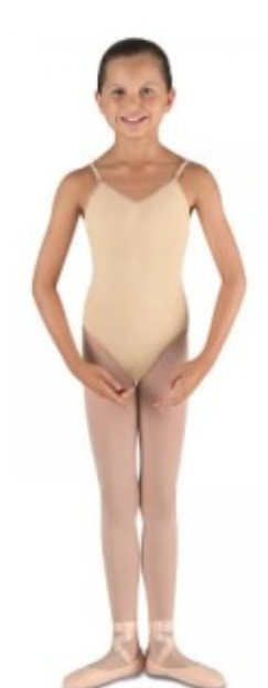CL3167 Kids Body Stocking Nude Leotard