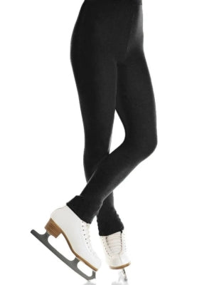 3373 Mondor Adult Footless Natural Satiny Skate Tights