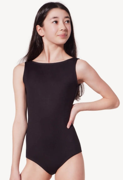 SE1009C Capezio Studio Collection Low V Back w/ Pinch Tank Leotard - Girls