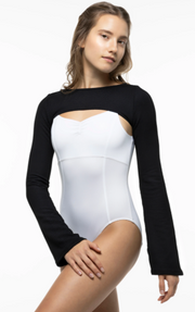 Suffolk Bell Sleeve Shrug Black