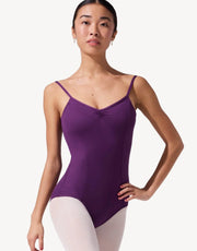 SE1018W Studio Collection V Neck Camisole Leotard