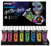 Moon Glow Chunky Glitter Gels Assorted colours