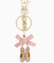 Ballerina Keychain with Bow Gold or silver