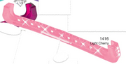 1416 Cherry Pink Crystal Guards