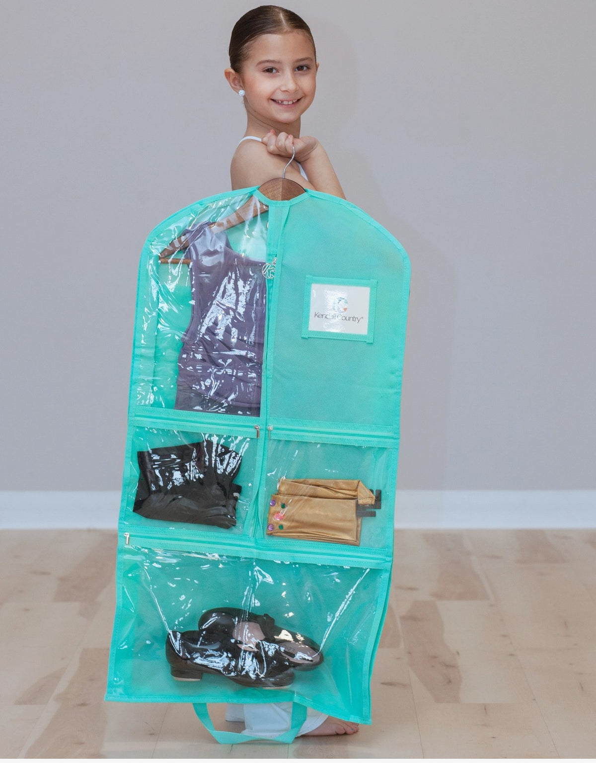 35" Garment Bag Seafoam Green