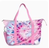 Razzy Tie-Dye Canvas Tote Bag