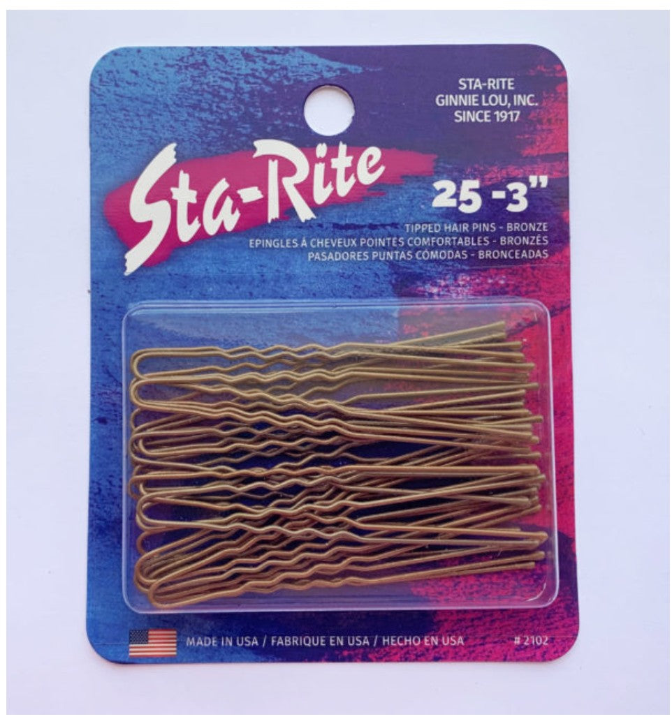 2101 Sta-Rite 3" Hairpins 25Ct